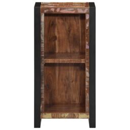 Berkfield Home Bedside Cabinet 40x30x80 cm Solid Wood Reclaimed in Brown - Size: 40 x 30 x 80 cm - thumbnail 2