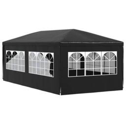 Berkfield Home Party Tent 3x6 m Anthracite in Black - thumbnail 5