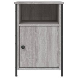 Berkfield Home Bedside Cabinet Grey Sonoma 40x42x60 cm Engineered Wood - Size: 40 x 42 x 60 cm - thumbnail 5