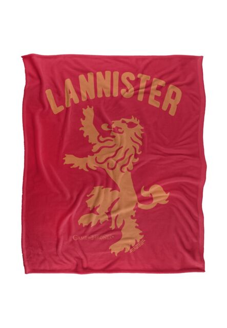 Warner Brothers Game Of Thrones Officially Licensed Silky Touch Super Soft Throw Blanket 152 x 127 cm in White - image 1