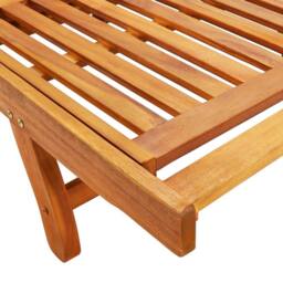 Berkfield Home Sun Loungers 2 pcs Solid Acacia Wood in Brown - thumbnail 9