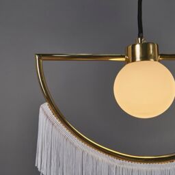 ValueLights Jupiter Polished Brass Ceiling Light Pendant in Metallics - thumbnail 3