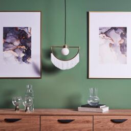 ValueLights Jupiter Polished Brass Ceiling Light Pendant in Metallics - thumbnail 4