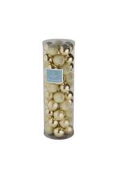KDMD 48 Champagne Baubles 10cm Sand in Light Sand - thumbnail 2