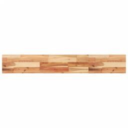 Berkfield Home Floating Shelf 140x20x4 cm Oil Finished Solid Wood Acacia in Brown - Size: 140 x 20 x 4 cm - thumbnail 2