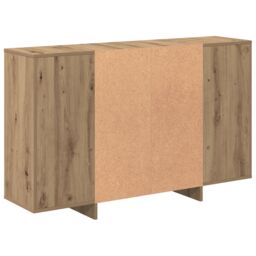 Berkfield Home Sideboard Artisan oak 120 x 30 x 75 cm Engineered wood in Brown - thumbnail 6