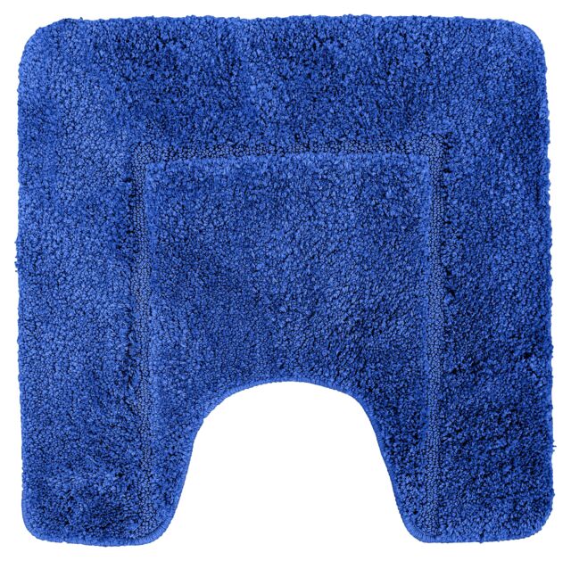 Velosso Mayfair Microfibre Cashmere Feel Bathmat - Antislip in Royal - Size: Small - image 1