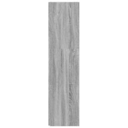 Berkfield Home Classic Corner Cabinet Grey Sonoma 33x33x132 cm Engineered Wood - Size: 33 x 33 x 132 cm - thumbnail 4