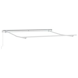 Berkfield Home Manual Retractable Awning Red 350x250 cm - thumbnail 4