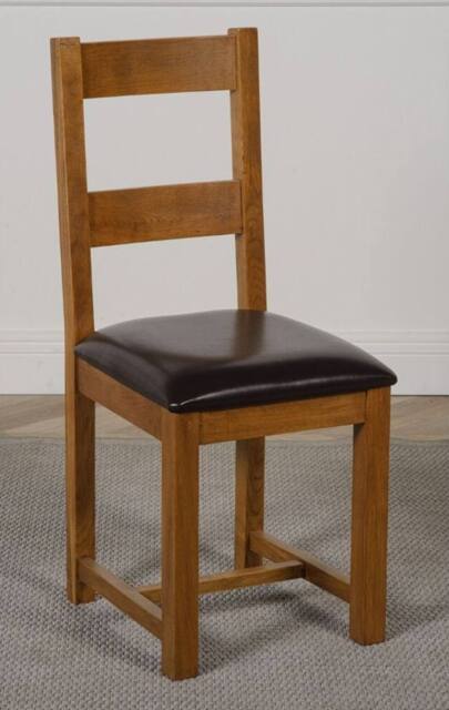 Thats Furniture Lincoln Dark Solid Oak Dining Chairs for Dining Room or Kitchen in Dark Brown - image 1