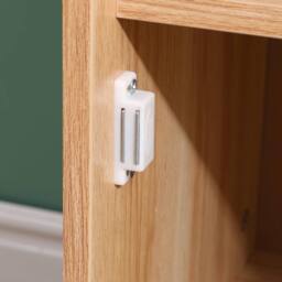 SPOT ON DEALZ Rattan Bedside Table Natural Oak 1 Door Storage Cabinet with Shelf in Light Oak - thumbnail 6