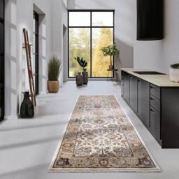 THE RUGS Villeroy & Boch 1871 Egon Short Pile Oriental Rug Polyester in Cream - Size: 200 cm x 265 cm - thumbnail 7
