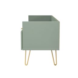 Ready Assembled 2 U Dallas 2 Drawer Coffee TV Unit (Ready Assembled) in Pale Green - thumbnail 3
