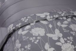 New Edge Blinds Meadows Bedspread in Grey - Size: Double - thumbnail 3