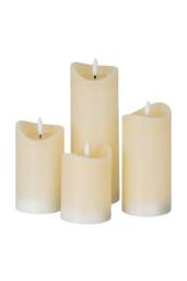 KDMD Luxe Collection Natural Glow Cream Melted Edge LED Candle - thumbnail 3