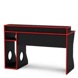 Birlea Enzo Gaming Computer Desk in Dark Red - thumbnail 4