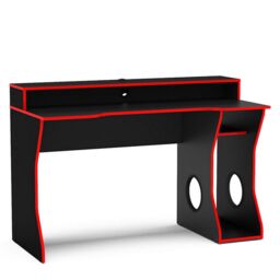 Birlea Enzo Gaming Computer Desk in Dark Red - thumbnail 2