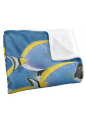 JQ Licensing Royce Mcclure Tang Tropical Fish Silky Touch Super Soft Throw Blanket 152 X 127 cm in White - thumbnail 3