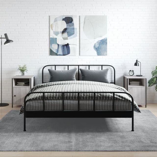Berkfield Home Bedside Cabinets 2 pcs Grey Sonoma 40x42x60 cm Engineered Wood - Size: 40 x 42 x 60 cm - image 1