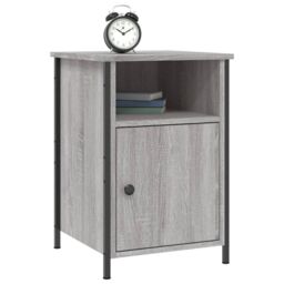 Berkfield Home Bedside Cabinets 2 pcs Grey Sonoma 40x42x60 cm Engineered Wood - Size: 40 x 42 x 60 cm - thumbnail 3