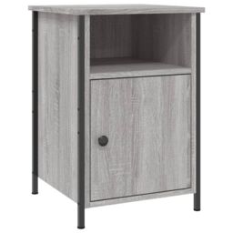 Berkfield Home Bedside Cabinets 2 pcs Grey Sonoma 40x42x60 cm Engineered Wood - Size: 40 x 42 x 60 cm - thumbnail 5