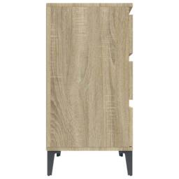 Berkfield Home Sideboard Sonoma Oak 60x35x70 cm Engineered Wood in Light Tan - Size: 60 x 35 x 70 cm - thumbnail 6