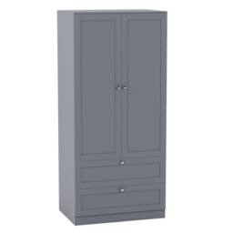 Home Discount Vida Designs Altino 3Pc Bedroom Set(3Dr Bedside, 5Dr Chest, Wardrobe) in Grey - thumbnail 9