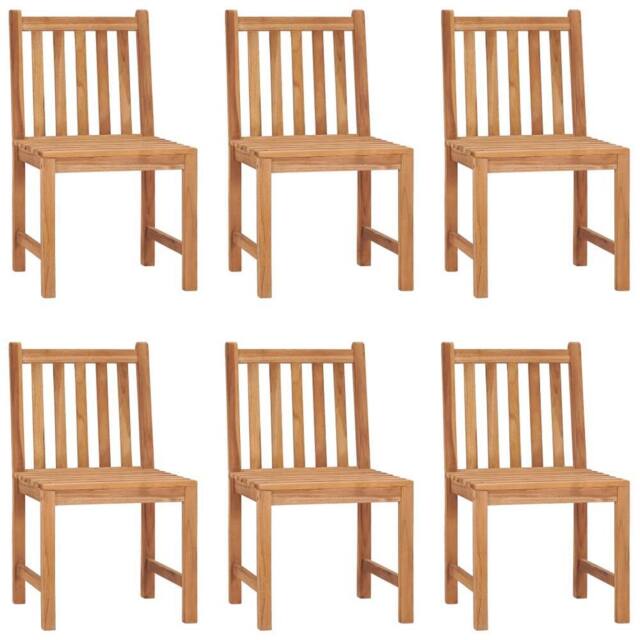 Berkfield Home Beautiful 7 Piece Garden Dining Set Solid Teak Wood in Brown - image 1