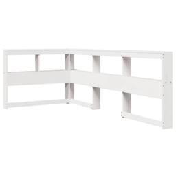 Berkfield Home Bookcase Bed without Mattress White 90x200 cm Solid Wood Pine - thumbnail 6