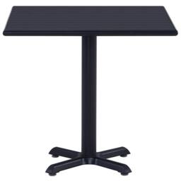 Berkfield Home Garden Table Black 80x80x75 cm - Size: 80 x 80 x 75 cm - thumbnail 3