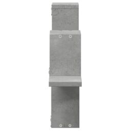 Berkfield Home Wall Shelf Concrete Grey 104.5x10x43 cm Engineered Wood - thumbnail 6