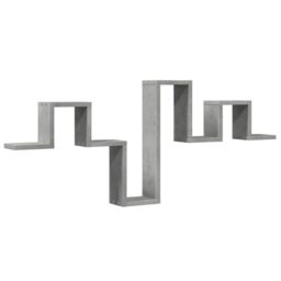Berkfield Home Wall Shelf Concrete Grey 104.5x10x43 cm Engineered Wood - thumbnail 2