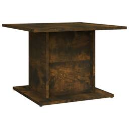 Berkfield Home Decorative Coffee Table Smoked Oak 55.5x55.5x40 cm Engineered Wood in Brown - thumbnail 3