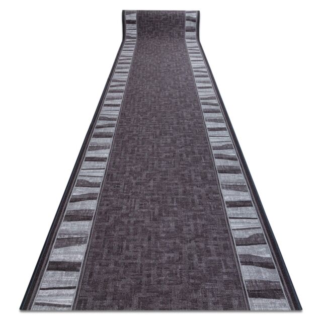 RugsX Anti-Slip Linea Runner in Grey - Size: 100 cm x 470 cm - image 1
