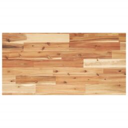 Berkfield Home Bathroom Vanity Top Oil Finished 60x40x2 cm Solid Wood Acacia in Brown - Size: 60 x 40 x 2 cm - thumbnail 1