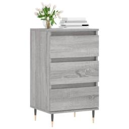 Berkfield Home Sideboard Grey Sonoma 40x35x70 cm Engineered Wood - Size: 40 x 35 x 70 cm - thumbnail 1