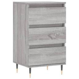 Berkfield Home Sideboard Grey Sonoma 40x35x70 cm Engineered Wood - Size: 40 x 35 x 70 cm - thumbnail 3