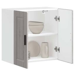 Berkfield Home Kitchen Wall Cabinet Porto Grey Sonoma Engineered Wood - thumbnail 4