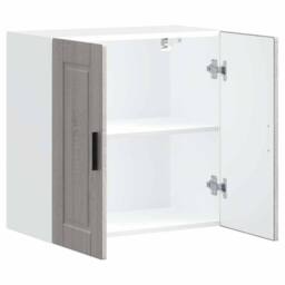 Berkfield Home Kitchen Wall Cabinet Porto Grey Sonoma Engineered Wood - thumbnail 5