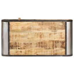 Berkfield Home Coffee Table 100x50x35 cm Solid Mango Wood in Brown - Size: 100 x 50 x 35 cm - thumbnail 4