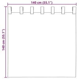 Berkfield Home Voile Curtains with Rod Pockets 2 pcs Wine Red - thumbnail 9