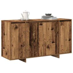 Berkfield Home Old Wood Sideboard Old wood Solid reclaimed wood 135 x 41 x 75 cm in Brown - thumbnail 1