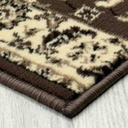 runrug Hallway Runner Rug - Non-Slip, Hardwearing, 5.4mm - 'Icona' in Brown - Size: 70 cm x 150 cm - thumbnail 6