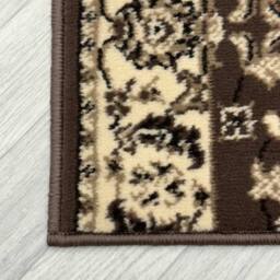 runrug Hallway Runner Rug - Non-Slip, Hardwearing, 5.4mm - 'Icona' in Brown - Size: 70 cm x 150 cm - thumbnail 2