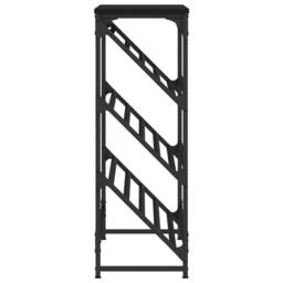 Berkfield Home Shoe Rack Black 90x30x85 cm Engineered Wood - Size: 90 x 30 x 85 cm - thumbnail 5