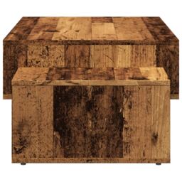 Berkfield Home Coffee Table Old Wood 105x55x32 cm Engineered Wood in Brown - Size: 105 x 55 x 32 cm - thumbnail 5