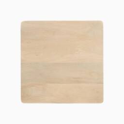 FurnitureboxUK Rockies Square White Oak Wood Side Table in Light Brown - thumbnail 7