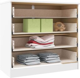 Seconique Denver 4 Drawer Chest in Blue - thumbnail 5