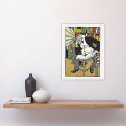 "Artery8 Dialectician With a Gramophone Moriz Jung Wall Art Poster Print - Size: W18"" x H24""" - thumbnail 4