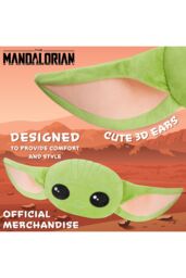 Disney Men's Yoda 3D Cushion in Green - thumbnail 3